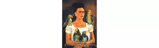 Frida Kahlo Kunstkarte | Selbstportrait