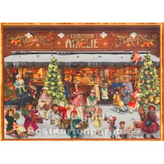 Nostalgie Adventskalender Weihnachtsmarkt