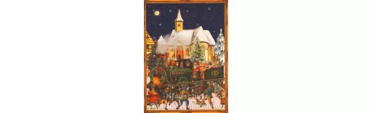 Postkartenkalender Advent - Nostalgie Weihnachten