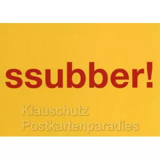 Hessisch Postkarten von Cityproducts - Ssubber!