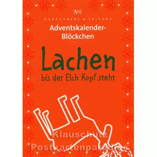 Adventskalender Blöckchen - Lachen - Elch
