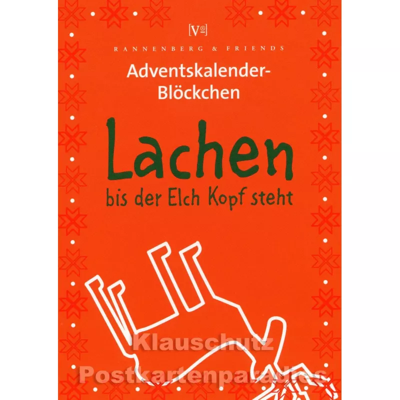 Adventskalender Blöckchen - Lachen - Elch