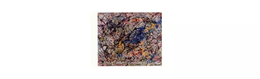 Jackson Pollock - Reflection | Kunst Postkarte