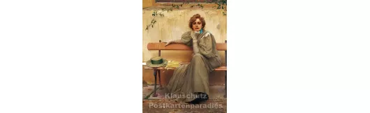 Lesende Frauen - Postkartenbuch