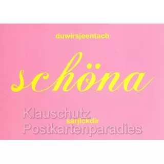 Berlin Sprüche Postkarten von Cityproducts - Jeden Tag schöna