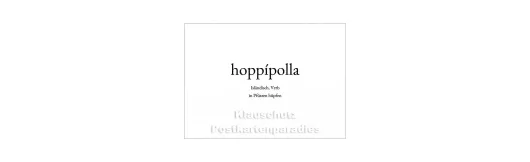 hoppipolla | Wortschatz Postkarte