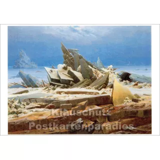 Caspar David Friedrich - Eismeer | Kunstkarte
