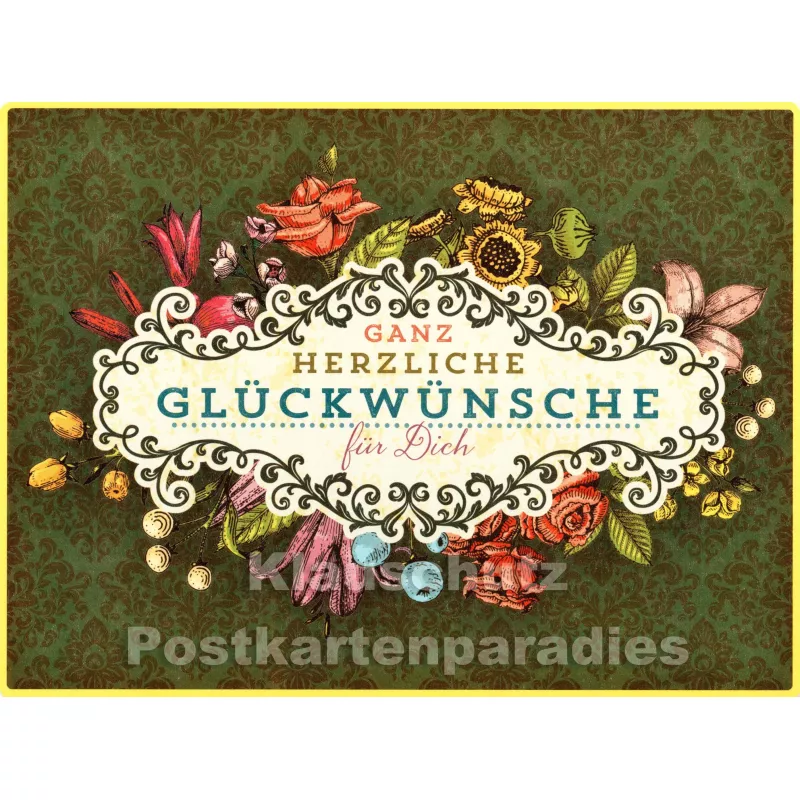 PosterCard - Glückwünsche | 24 x 18 cm