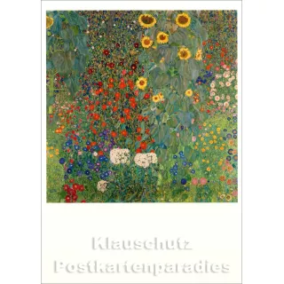 Gustav Klimt  Kunstkarte | Bauerngarten