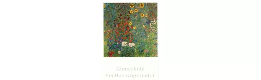 Gustav Klimt  Kunstkarte | Bauerngarten