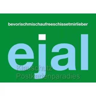 Ejal - Witzige Ruhrpott Sprüche Postkarten von Cityproducts