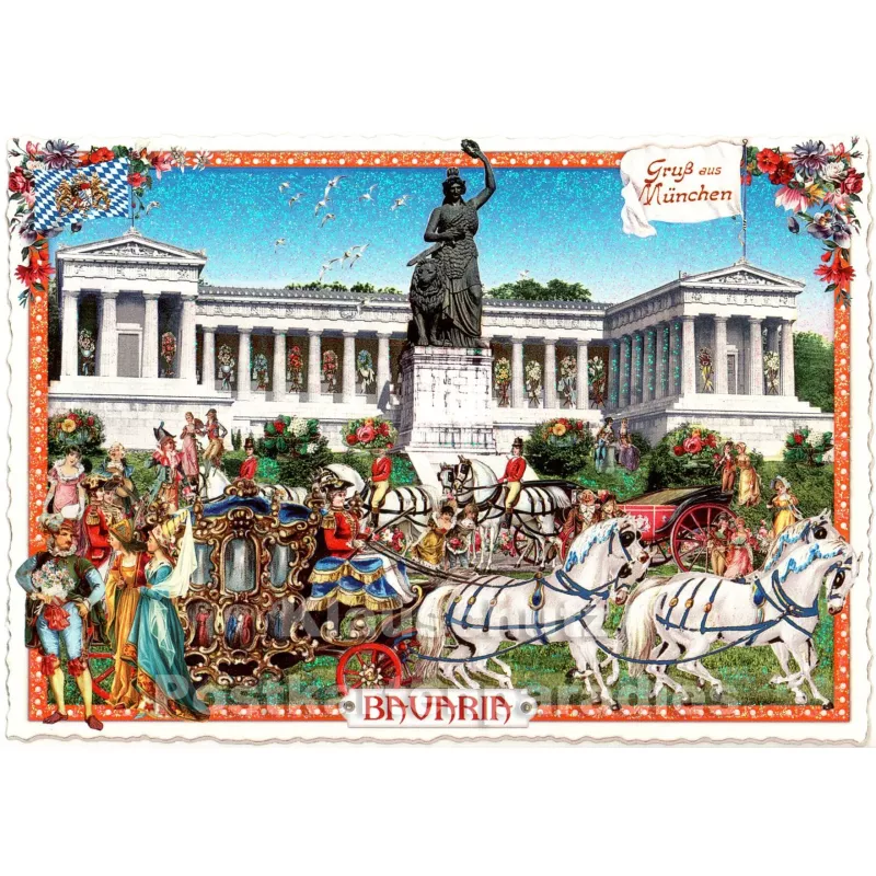 Gruß aus München - Bavaria | Nostalgie Postkarten
