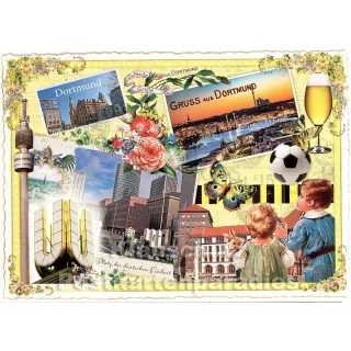 Gruß aus Dortmund | Nostalgie Postkarten