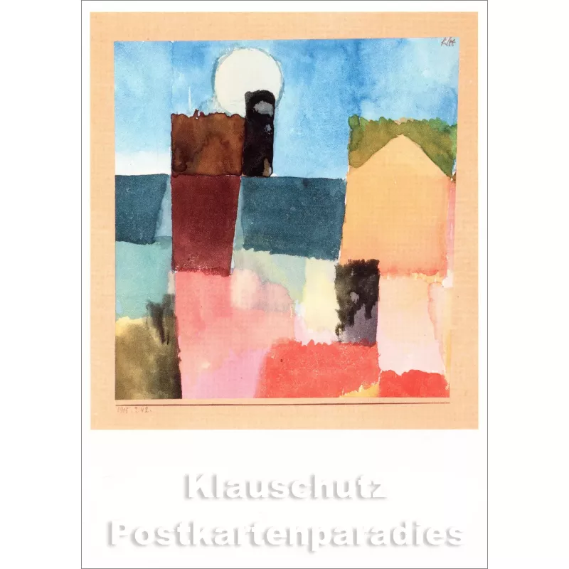 Paul Klee Kunstkarte - Mondaufgang