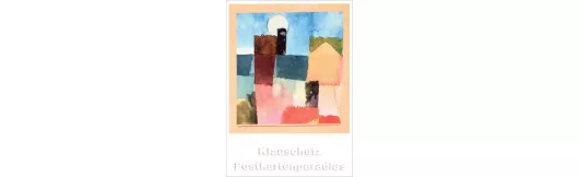Paul Klee Kunstkarte | Mondaufgang