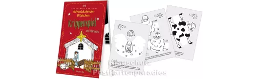 Krippenspiel - Adventskalender Blöckchen - Details