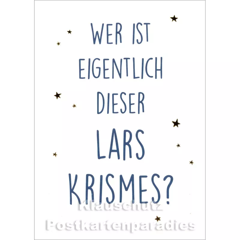 Lars Krismes | Weihnachtspostkarte