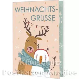 Postkartenbuch Weihnachten von Rannenberg | Weihnachtsgrüße - mit 15 Karten