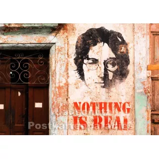 Nothing is real - Tushita Foto Postkarte