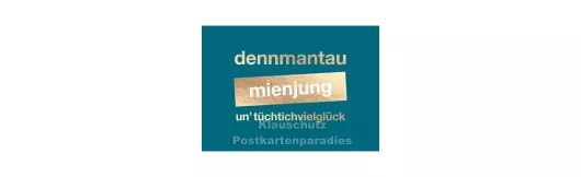 Cityproducts Postkarte goldfarben | Mien Jung
