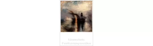 Kunstpostkarte | William Turner | Burial at Sea