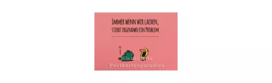 Rannenberg Sprüche Postkarte | Lachen / Problem