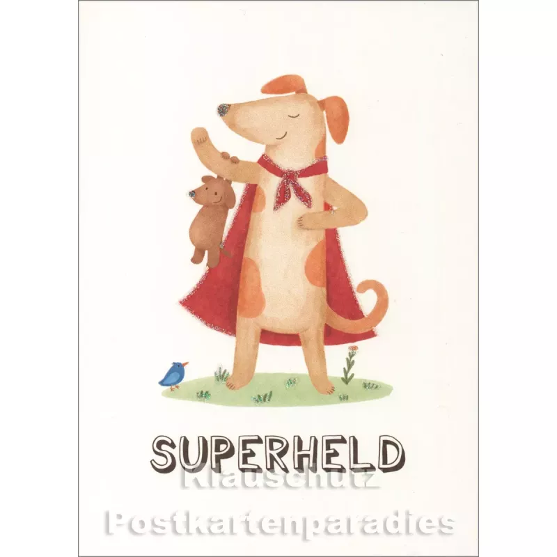 Superheld | SkoKo Little Greetings Midi-Doppelkarte
