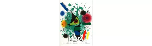 Joan Miró - Der Singende | Kunstkarte