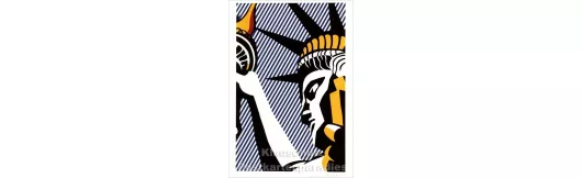Liberty - Roy Lichtenstein | Kunstkarte