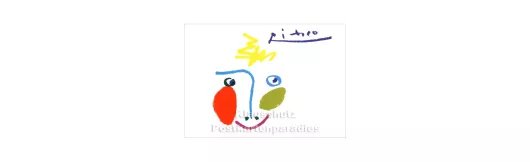 Picasso - La Lavandière | Kunstkarte