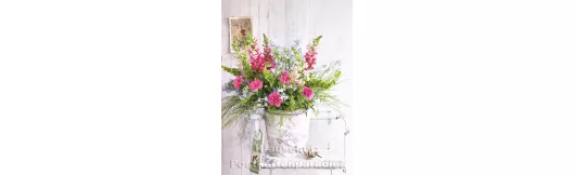 Postkartenbuch von Rannenberg mit 15 Karten | Blumen Bouquets - Bunter Blumenstrauß