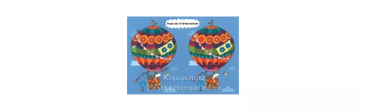 SkoKo Wimmelbild Postkarte - Ballon Rätsel