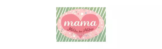 Mama - Heldin| Mütter Postkarte