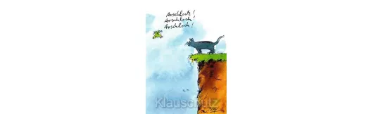 Postkarte Comic Gaymann - Arschloch
