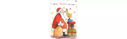 Doppelkarte Gaymann Weihnachten - Danke sagen