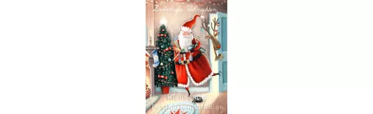 Taurus Weihnachtskarte | Zauberhafte Weihnachten