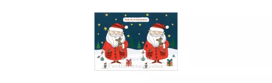 SkoKo Weihnachtskarte - Weihnachtsmann 12 Unterschiede