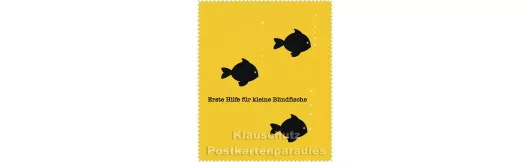 Kleine Blindfische - Brillenputztuch