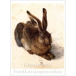 Taurus Kunst Postkarte | Albrecht Dürer | Feldhase