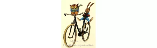 Fahrradspaß | Postkarte Wolf Erlbruch