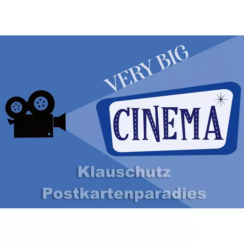 Very big cinema | DEnglish Postkarte vom Postkartenparadies