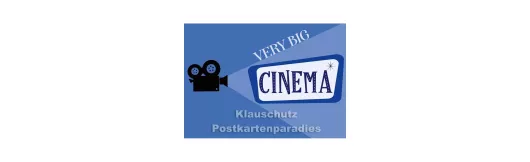 Very big cinema | DEnglish Postkarte