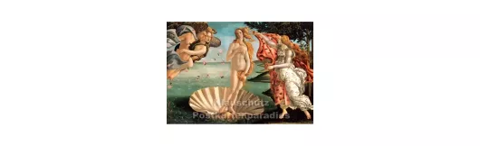 Kunstkarte | Sandro Botticelli | Die Geburt der Venus