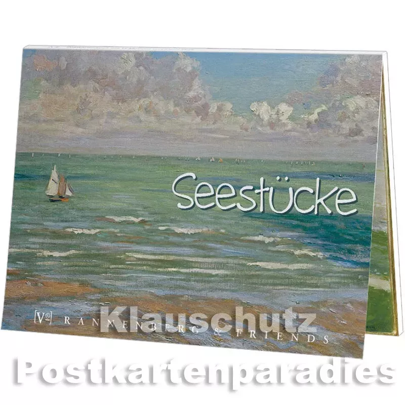 Postkartenbuch mit 15 Kunstpostkarten - Seestücke