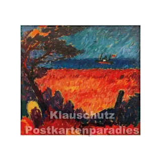 Postkartenbuch mit 15 Kunstpostkarten - Seestücke | Alexej Jawlensky