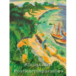 Postkartenbuch mit 15 Kunstpostkarten - Seestücke | Ernst Ludwig Kirchner