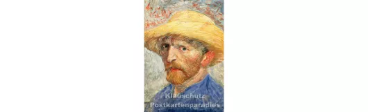Vincent van Gogh - Selbstportrait | Kunstkarte