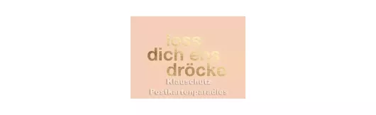 Dröcke | Cityproducts Kölsch Postkarte