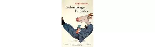 Geburtstagskalender von Wolf Erlbruch aus dem Peter-Hammer-Verlag - Vorderansicht