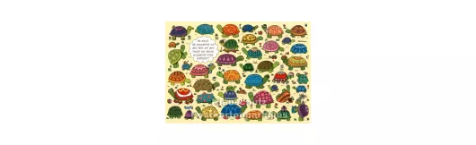Schildkröten | SkoKo Wimmelbild Postkarte